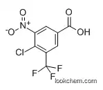 Molecular Structure of 350488-79-8 (4-Chloro-3-nitro-5-(trifluoromethyl)benzoic acid)